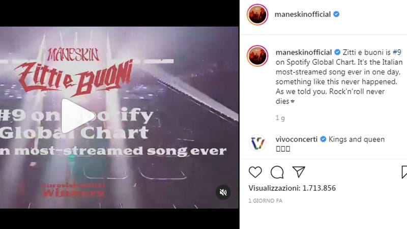 Maneskin Zitti e Buoni
