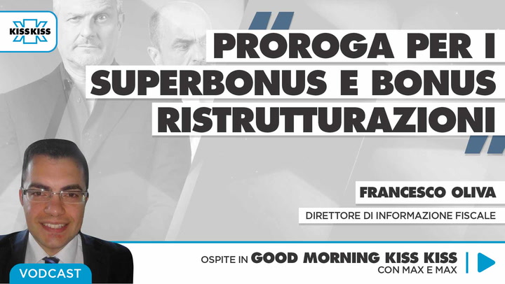 Il Direttore di "Informazione Fiscale" Francesco Oliva in Good Morning Kiss Kiss