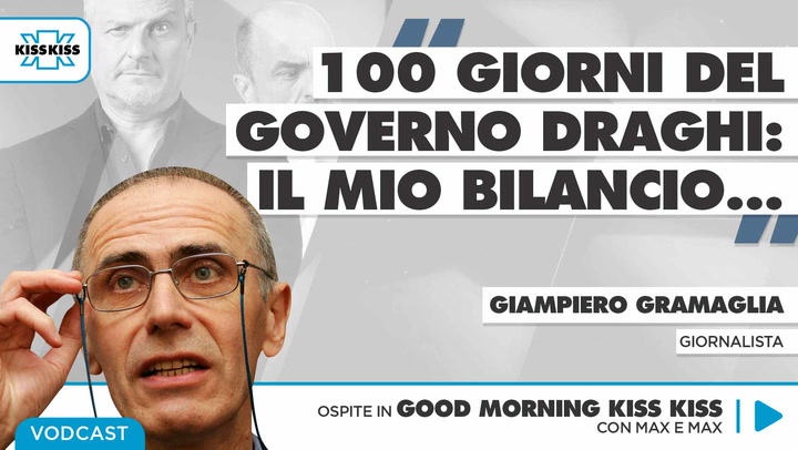 Il giornalista Giampiero Gramaglia in Good Morning Kiss Kiss