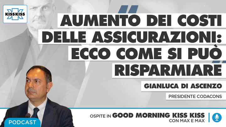 Aumenti costi delle assicurazioni: ecco i consigli per risparmiare in Good Morning Kiss Kiss (AUDIO)