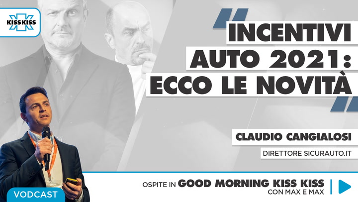 Incentivi auto 2021: le novita' in Good Morning Kiss Kiss