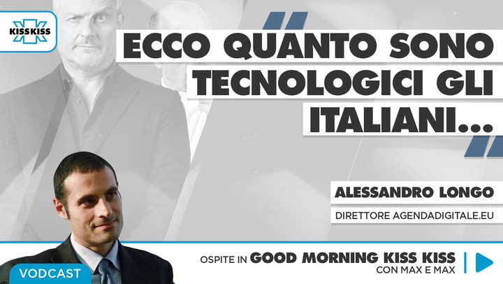 Quanto sono tecnologici gli italiani: ecco i dati in Good Morning Kiss Kiss