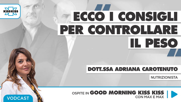 Nutrizione: i consigli dell'esperta per controllare il peso in Good Morning Kiss Kiss