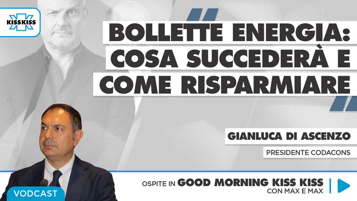 Bollette energia: cosa succedera' e come risparmiare in Good Morning Kiss Kiss