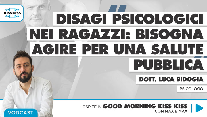 Disagi psicologici nei ragazzi: bisogna agire per una salute pubblica in Good Morning Kiss Kiss