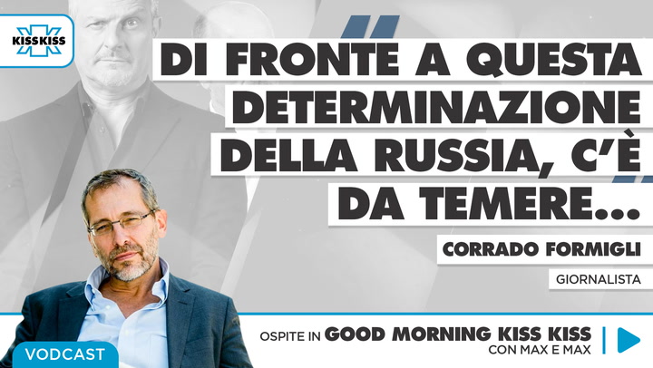Attacco della Russia all'Ucraina: Corrado Formigli in Good Morning Kiss Kiss