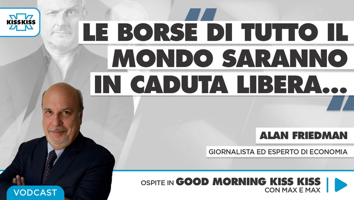 Borse in calo e aumento del prezzo del gas: Alan Friedman in Good Morning Kiss Kiss