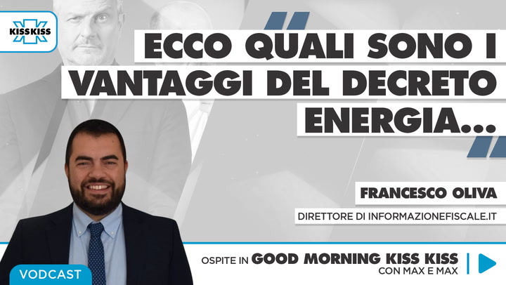 Decreto energia: tutte le novita' in Good Morning Kiss Kiss
