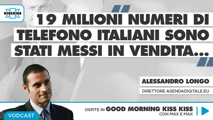 19 milioni di numeri di telefono in vendita: facciamo chiarezza con l'esperto di sicurezza informatica in Good Morning Kiss Kiss