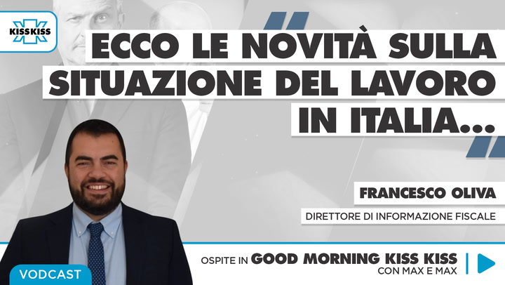 Situazione lavoro in Italia: il punto con l'esperto in Good Morning Kiss Kiss
