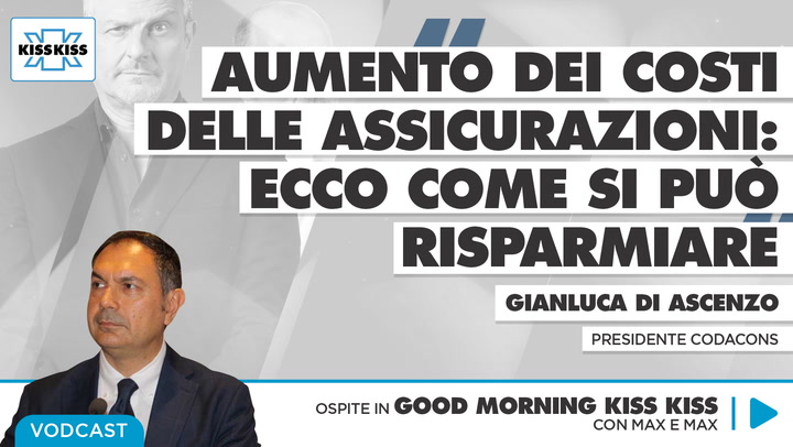 Aumenti costi delle assicurazioni: ecco i consigli per risparmiare in Good Morning Kiss Kiss