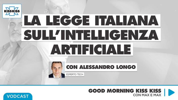 Tutte le novita' sulla legge italiana sull'intelligenza artificiale in Good Morning Kiss Kiss