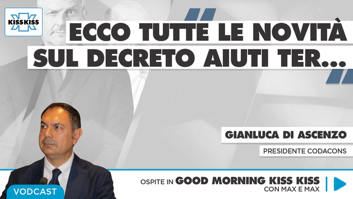 Decreto aiuti: tutte le novita' in Good Morning Kiss Kiss