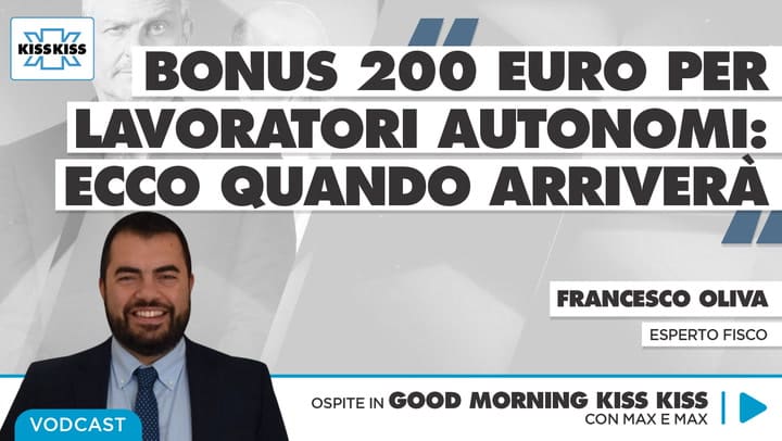 Bonus 200 euro partite IVA: quando e come arrivera' in Good Morning Kiss Kiss