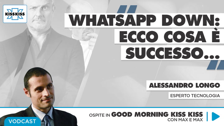 Whatsapp down: cosa ha causato il guasto del social in Good Morning Kiss Kiss