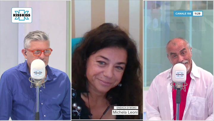 Saluti da Kiss Kiss - Michela Leoni Sindaco di Momo (NO)