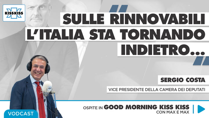 Il Punto sull'energia con il Vice Presidente della Camera Sergio Costa in Good Morning Kiss Kiss