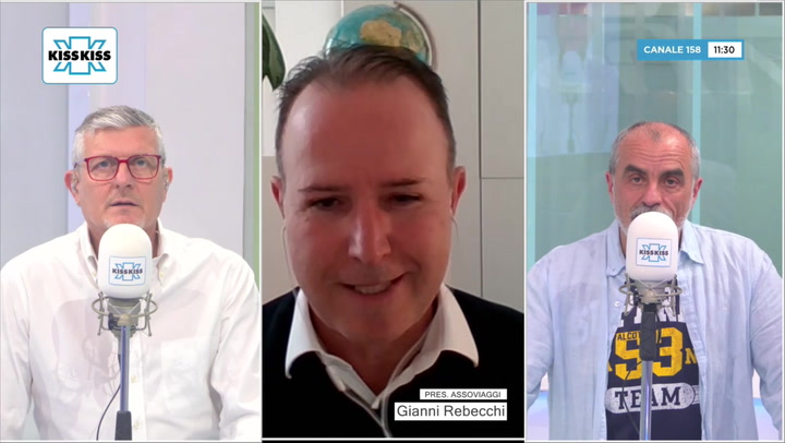 Saluti da Kiss Kiss - I consigli di Gianni Rebecchi presidente nazionale presso Assoviaggi Confesercenti