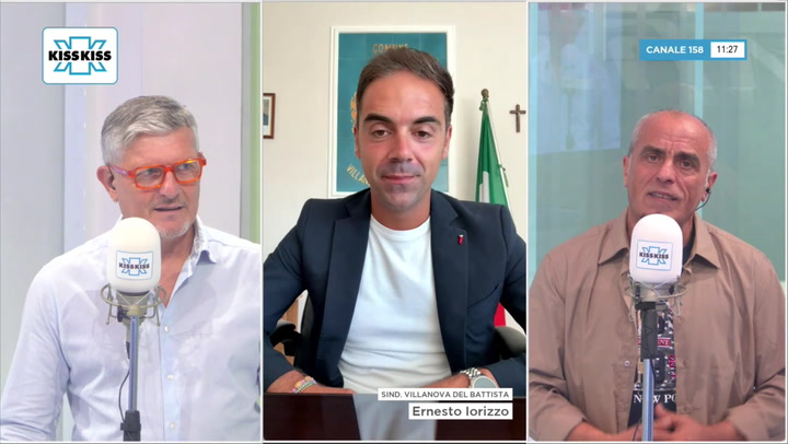 Saluti da Kiss Kiss - Ernesto Iorizzo sindaco di Villanova Del Battista (AV)