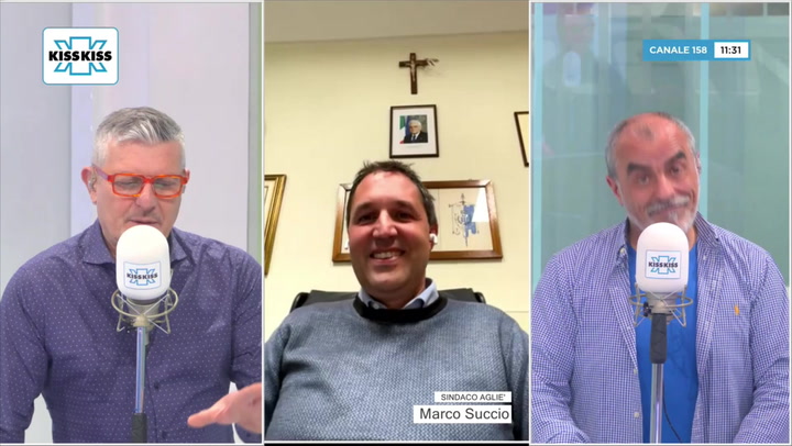 Saluti da Kiss Kiss - Marco Succio sindaco di Aglie' (TO)