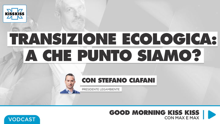 Luce e sostenibilita': il punto con il presidente di Legambiente Stefano Ciafani in Good Morning Kiss Kiss
