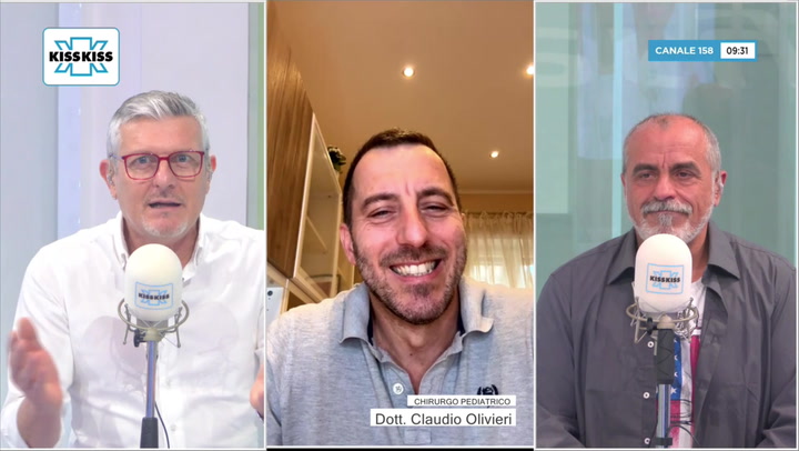 Dott. Claudio Olivieri chirurgo pediatrico in Good Morning Kiss Kiss