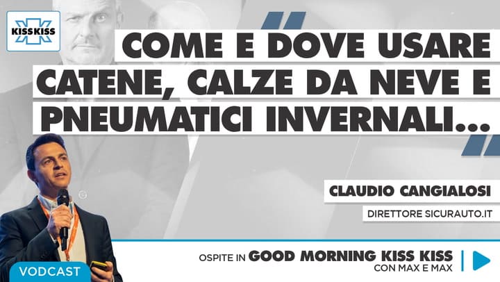 Inverno e pneumatici: i consigli per una guida sicura in Good Morning Kiss Kiss