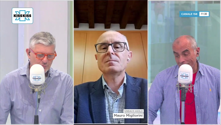 Saluti da Kiss Kiss - Mauro Migliorini sindaco di Asolo (TV)