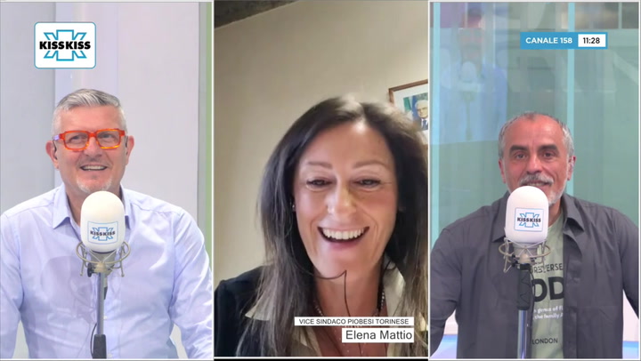 Saluti da Kiss Kiss - Elena Mattio Vice Sindaco di Piobesi Torinese (TO)