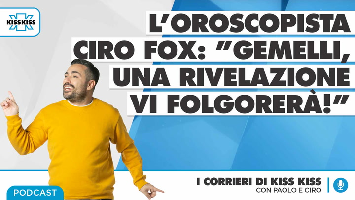 I Corrieri Di Kiss Kiss Con Paolo E Ciro - L'oroscopista - Puntata Di Luned 29.03.2021