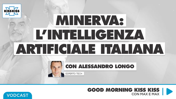 Minerva: ecco le info sull'intelligenza artificiale italiana in Good Morning Kiss Kiss