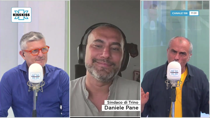 Saluti da Kiss Kiss - Daniele Pane sindaco di Trino (VC)