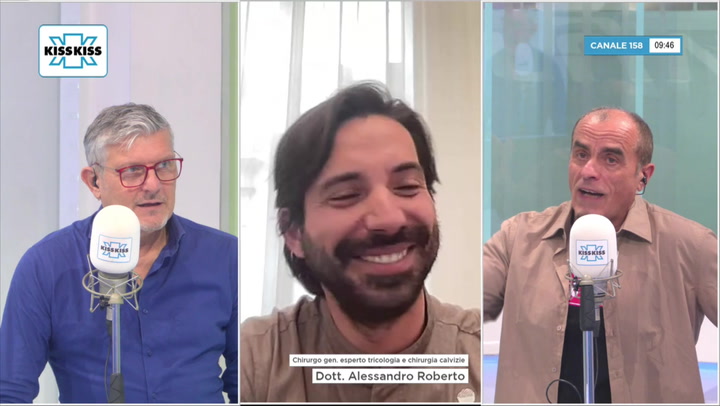 Le calvizie: novita' importanti in arrivo in Good Morning Kiss Kiss