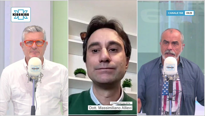 Massimiliano Allievi commercialista esperto di fisco in Good Morning Kiss Kiss