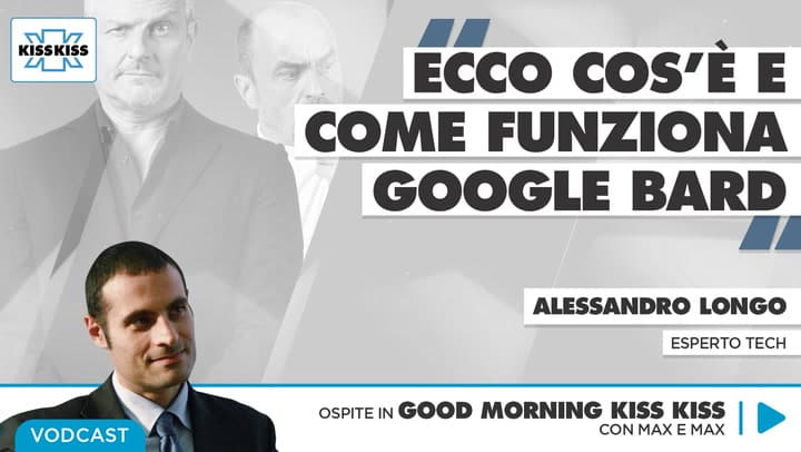 Google Bard: cos'e' e come funziona l'AI di Google in Good Morning Kiss Kiss