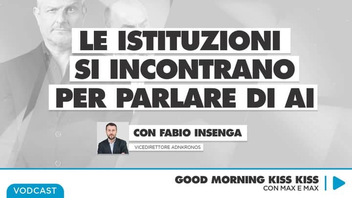 Le istituzioni si incontrano per parlare di Intelligenza Artificiale in Good Morning Kiss Kiss