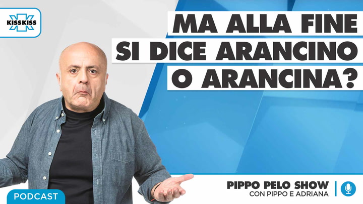 "Ma alla fine si dice arancina o arancino" in Pippo Pelo Show