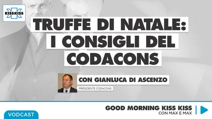 Truffe di Natale: i consigli del Codacons per difendersi in Good Morning Kiss Kiss