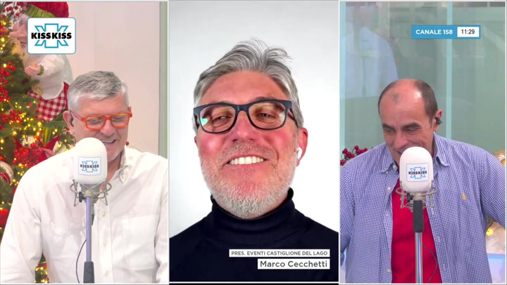 Saluti da Kiss Kiss - Marco Cecchetti Presidente dell'Associazione Eventi di Castiglione del Lago (PG)