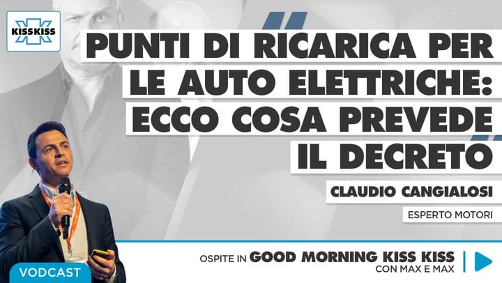 PNNR e auto elettriche: tutte le novita' in Good Morning Kiss Kiss