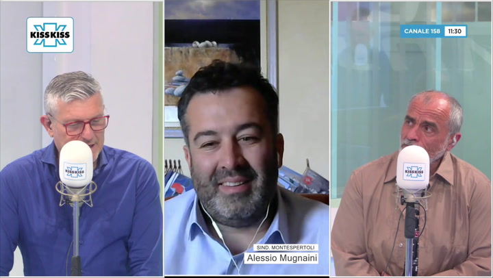 Saluti da Kiss Kiss - Alessio Mugnaini Sindaco di Montespertoli (FI)