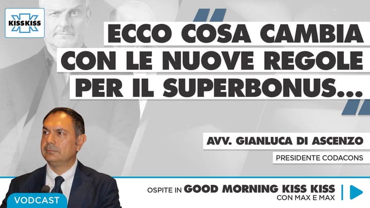 Nuove regole Superbonus: tutte le info in Good Morning Kiss Kiss