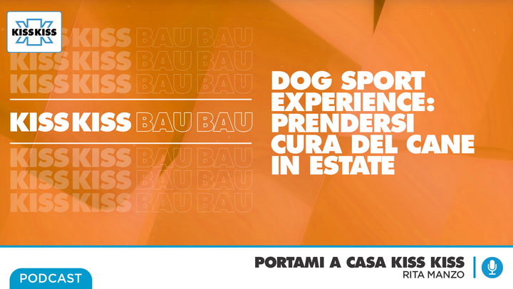 Dog Sport Experience: prendersi cura del cane in estate in Portami a casa Kiss Kiss (AUDIO)