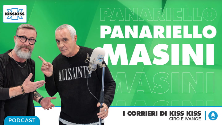 Marco Masini e Giorgio Panariello ne I Corrieri di Kiss Kiss (AUDIO)