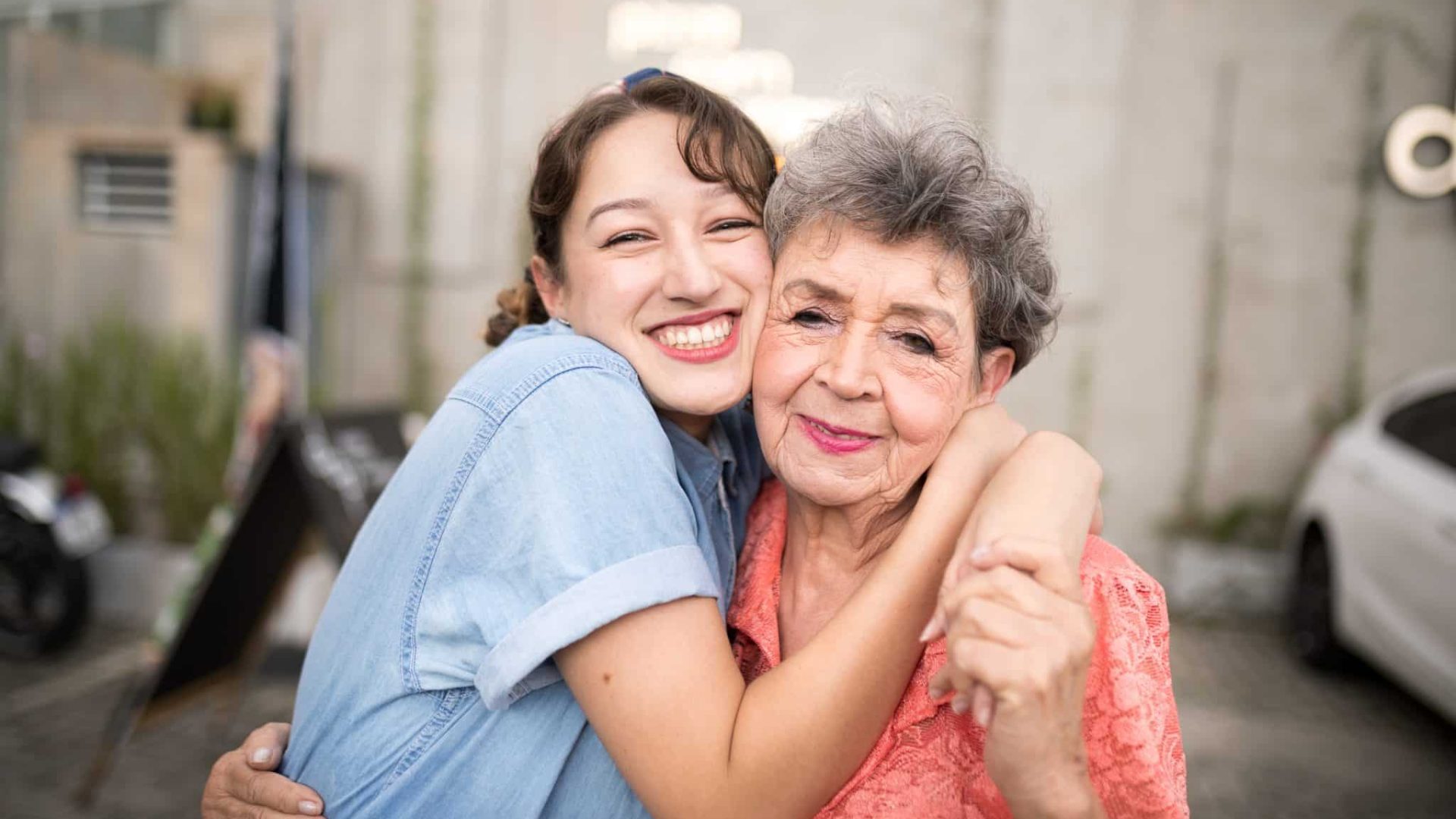 Grandmother and granddaughter spending quality time together